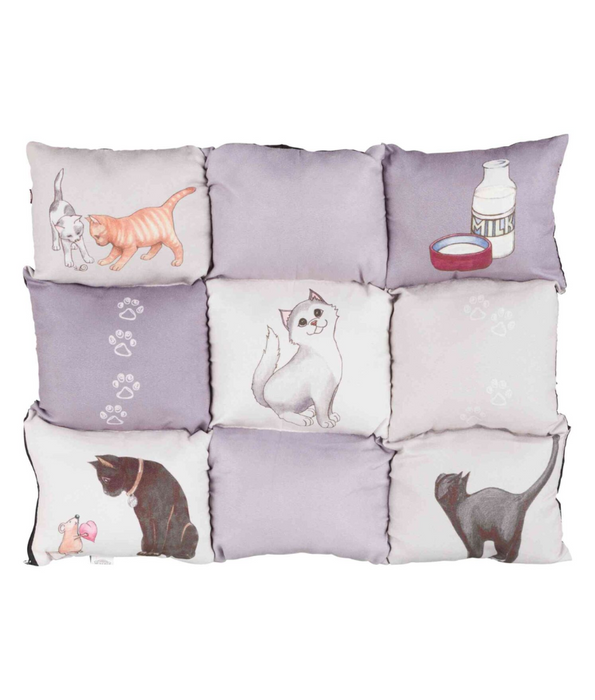 Trixie - Lying Mat Patchwork Blanket With Pockets For Catnip L54xW40xH7