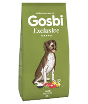 Gosbi - Exclusive, Hypoallergenic Lamb Adult Dry Dog Food For Medium Breeds 3kg-12kg