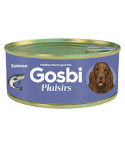 Gosbi - Plaisirs, Grain-Free Salmon Senior Complementary Wet Dog Food – Hypoallergenic, Monoprotein, All-Natural 185g