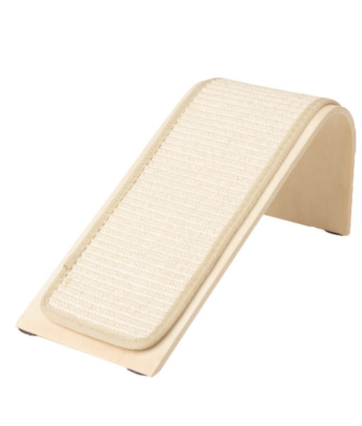 Pawise – Inclined Cat Scratching Ramp with Detachable Sisal Mat & Catnip – 38 x 18 x 17 cm