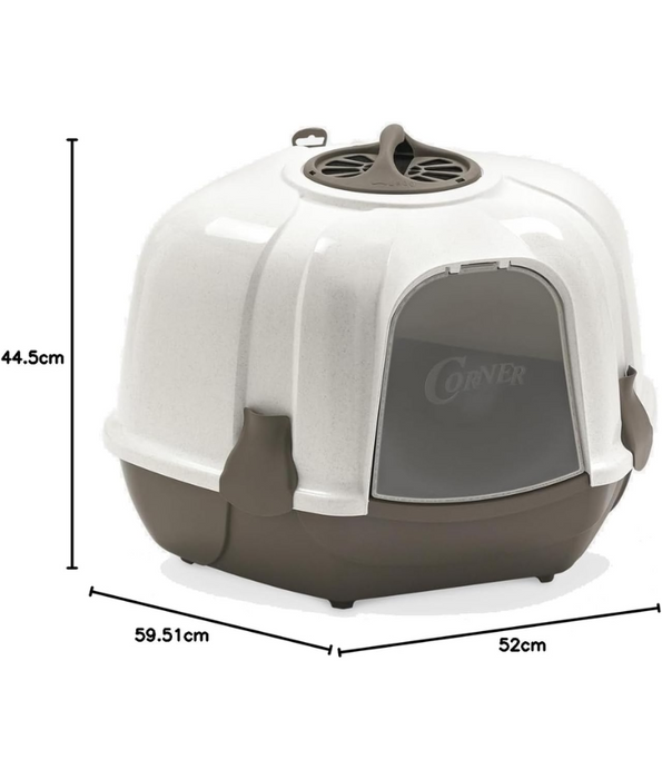 MPS Italia - Corner Closed Toilet Basil 52x59x44cm