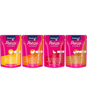 Vitakraft - Poésie Classique, Adult Wet Cat Food Multipack, Poultry Choice In Jelly - 12 Pouches x 85g