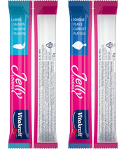 Vitakraft - Jelly Lovers, Lickable Jelly Tubes With Salmon and Plaice (Fish) - 6 Tubes x 15g