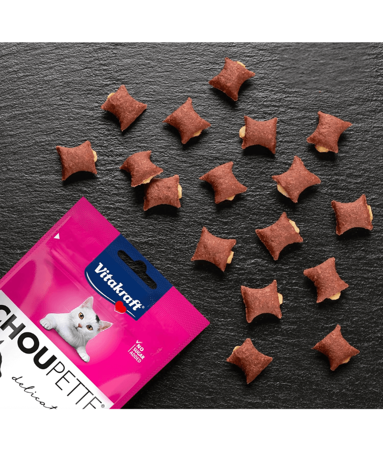 Vitakraft - Choupette, Delicate and Meaty Soft Bites, With Meat and Milk For Fussy Cats - 40g