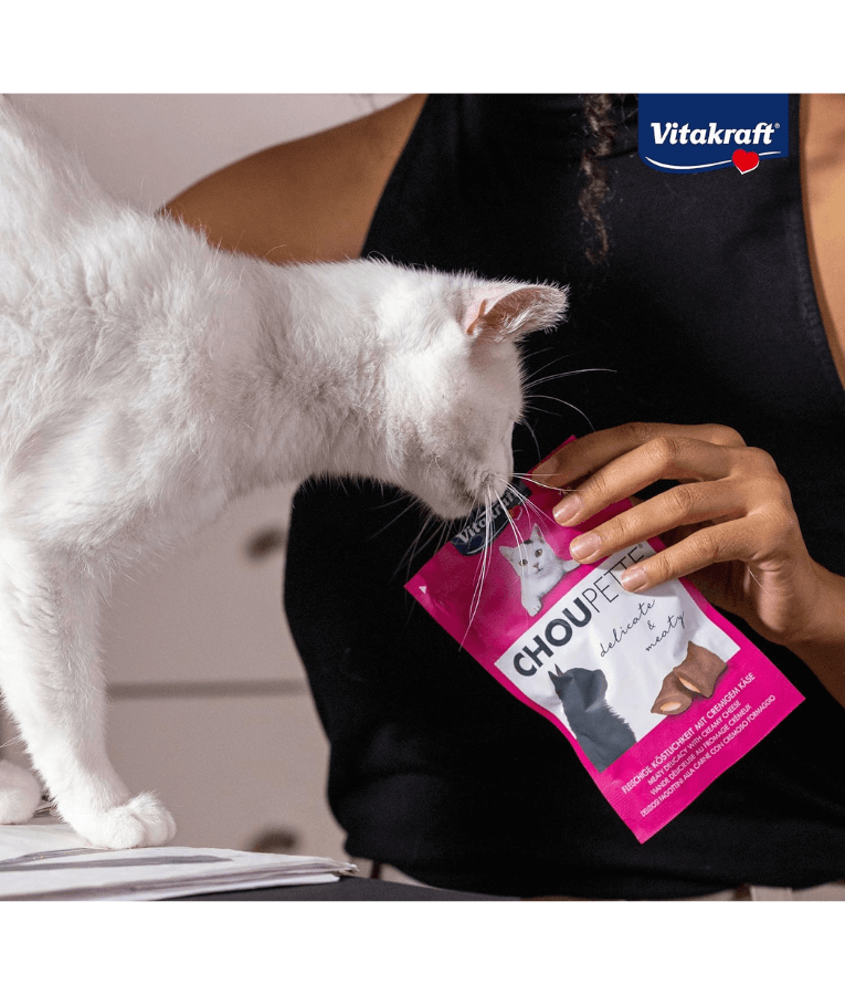 Vitakraft - Choupette, Delicate and Meaty Soft Bites, With Meat and Milk For Fussy Cats - 40g