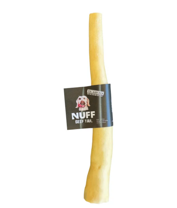 Nuff -  Beef Tail - Crunchy, High In Collagen, Eco-Friendly Dental Chew - 30cm