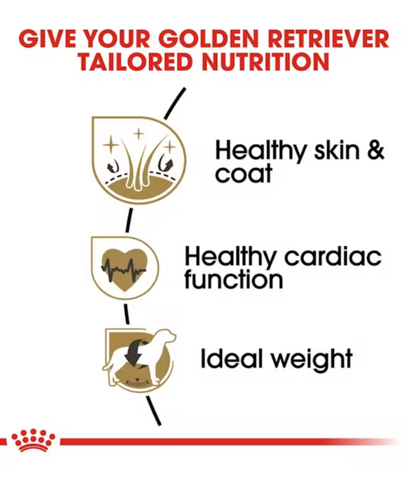 Royal Canin - Golden Retriever Adult Dry Dog Food With Chicken 12kg