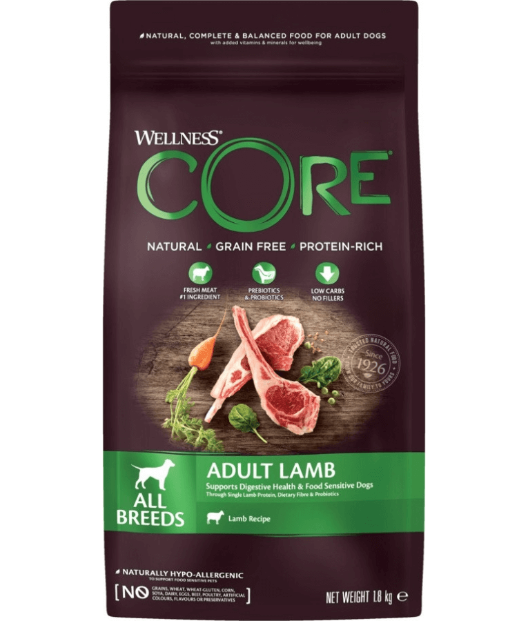 Wellness Core Adult Lamb All Breed 1.8kg-10kg