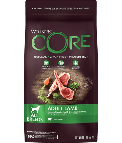 Wellness Core Adult Lamb All Breed 1.8kg-10kg