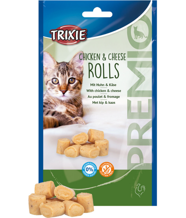 Trixie - Chicken & Cheese Rolls 50g