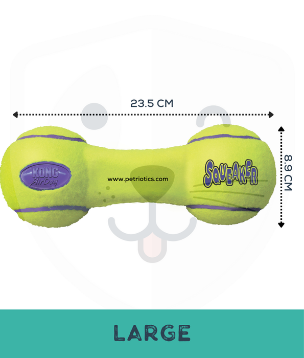 Kong - AirDog Squeaker Dumbbell