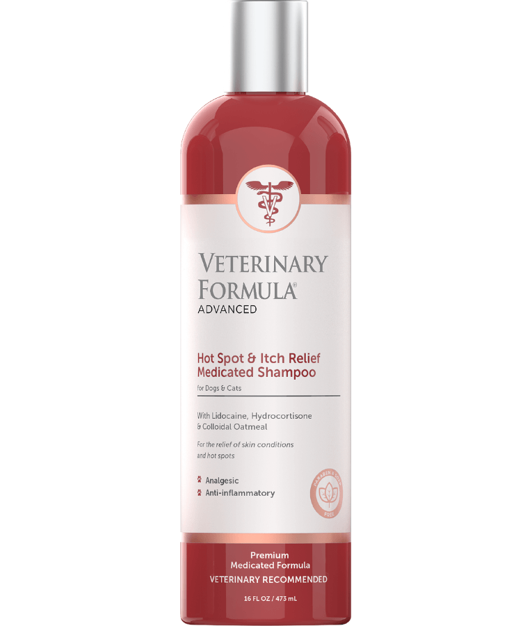 Synergy Labs - Veterinary Formula, Hot Spot & Itch Relief Medicated Shampoo - 473ml