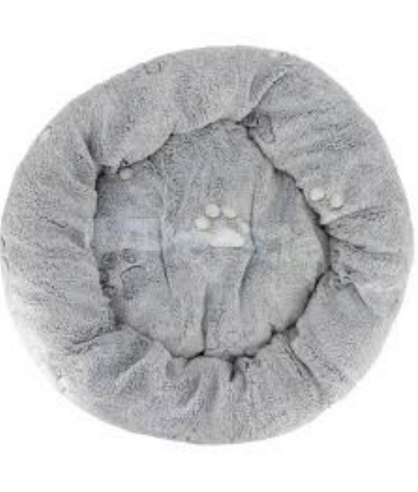 Trixie - Nando Round Bed Cuddly Place - Light Grey - 50x40cm