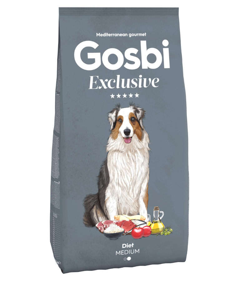 Gosbi - Exclusive, Hypoallergenic Diet Chicken Adult Dry Dog Food For Medium Breeds 3kg
