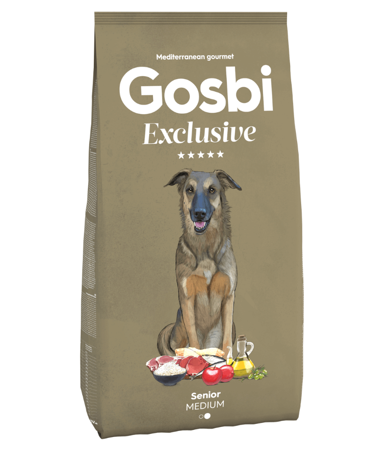Gosbi - Exclusive, Hypoallergenic Chicken Senior Dry Dog Food For Medium and Large Breeds 3kg