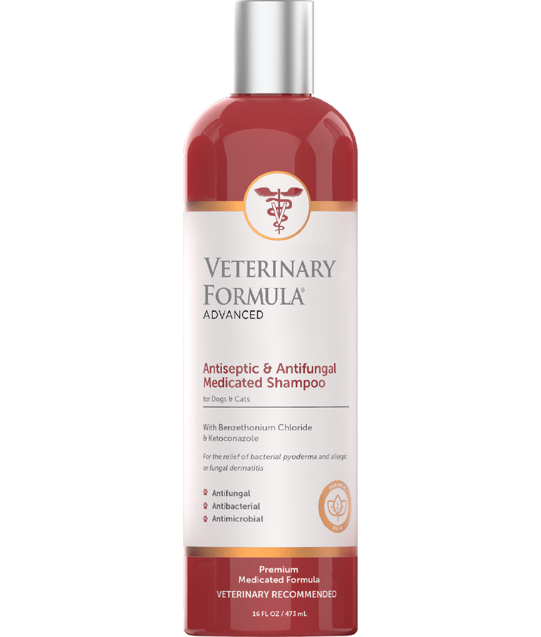 Synergy Labs - Veterinary Formula, Clinical Care Antiseptic and Antifungal Shampoo for Dogs and Cats - 473ml