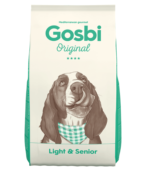 Gosbi - Original, Chicken Light & Senior Dry Dog Food For All Breeds 3kg-12kg