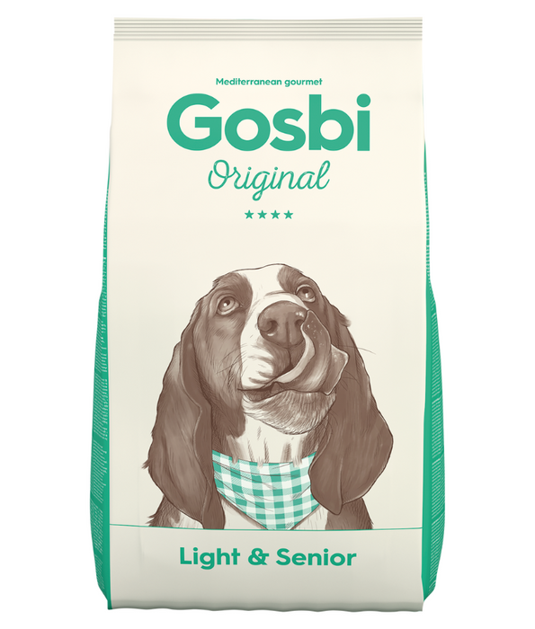 Gosbi - Original, Chicken Light & Senior Dry Dog Food For All Breeds 3kg-12kg