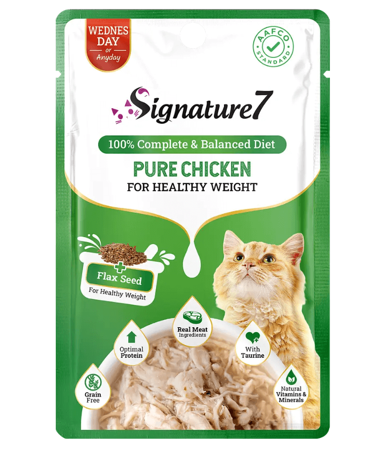 Signature7 Pure Chicken for Healthy Weight Grain-Free Wet Cat Food 50g