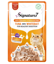 Signature7 Tuna With Whitebait For Healthy Digestion Grain-Free Wet Cat Food 50g