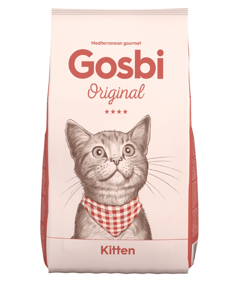 Gosbi - Original, Chicken, Salmon, and Tuna Kitten Dry Cat Food – Growth Formula 1kg
