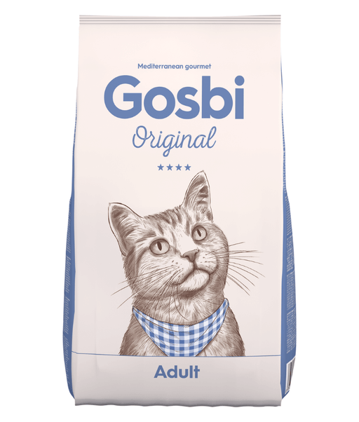 Gosbi - Original, Chicken, Salmon, and Tuna Adult Dry Cat Food – Complete Nutrition 1kg-3kg-12kg
