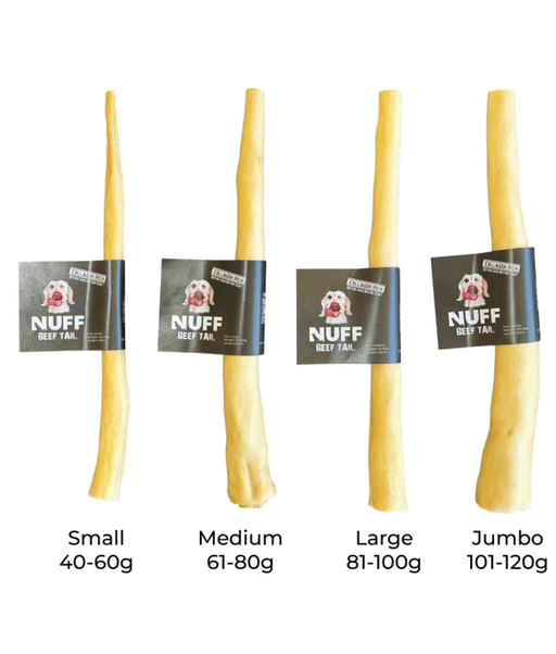 Nuff - Beef Tail - Crunchy, High In Collagen, Eco-Friendly Dental Chew - 30cm