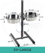 Duvo Duvo - Twin Feeder H-Stand + Bowls