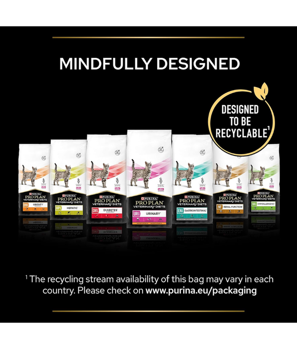 Purina - Pro Plan Veterinary Diets, Obesity Management Dry Cat Food, High Protein, Low Calorie for Healthy Weight Loss - 1.5 kg