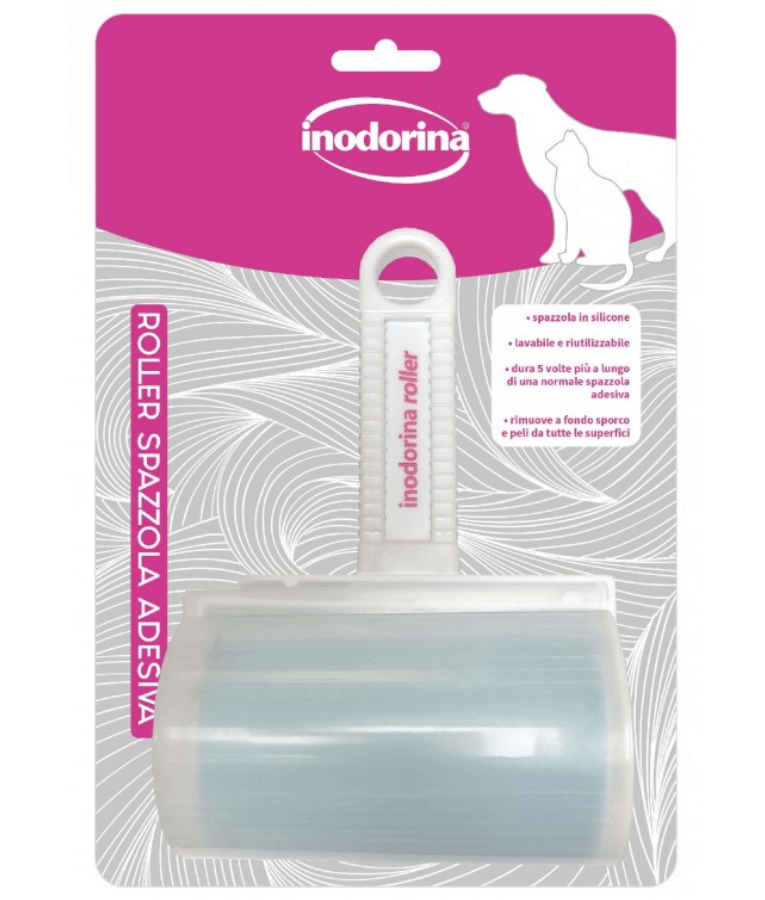 Inodorina Roller – Reusable Silicone Pet Hair Remover – Washable & Eco-Friendly