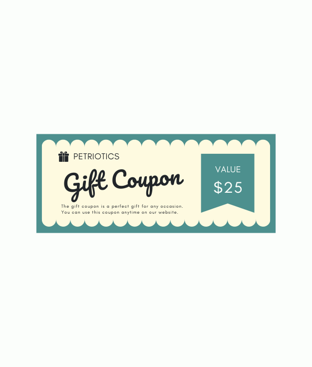 Petriotics Gift Card: The Purr-fect Present!