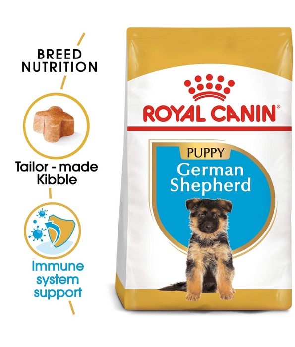 Royal Canin - German Shepherd Puppy, Dry Dog Food With Chicken - 12kg