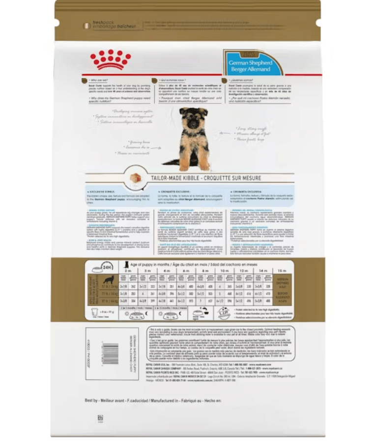 Royal Canin - German Shepherd Puppy, Dry Dog Food With Chicken - 12kg