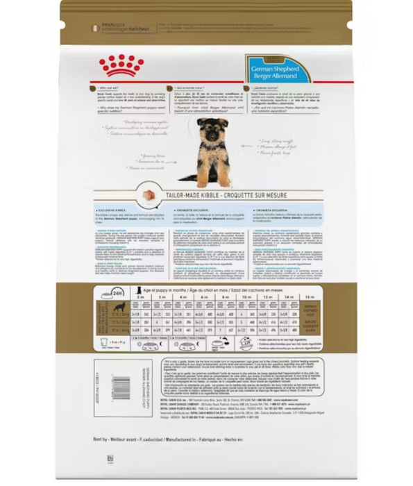 Royal Canin - German Shepherd Puppy, Dry Dog Food With Chicken - 12kg