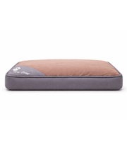 King Queen – Paw Prints Orthopedic Pet Bed, Removable Cover – Dogs & Cats – 65 × 50 × 10 cm.