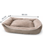 King Queen - Plush Orthopedic Rectangular Dog & Cat Bed – Washable, Soft Cushion – 85x70x20 cm image showing dimensions.