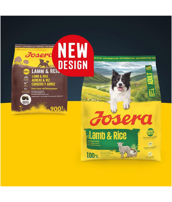 Josera - Lamb & Rice Dry Dog Food – Gluten-Free for Gentle Digestion – 12.5 kg