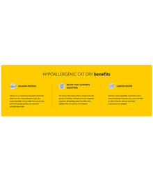 Josera - Help Hypoallergenic Cat Dry Food – Grain-Free Salmon Monoprotein for Food Allergies – 2 kg benefits