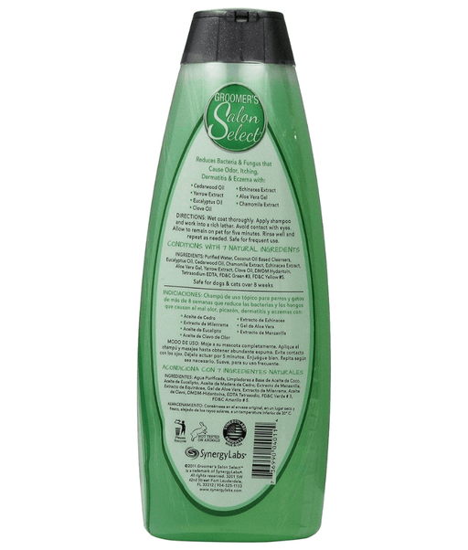 Synergy Labs - Groomer's Salon Select, Herbal Shampoo for Skin Irritation & Infection Relief, Suitable For Cats & Dogs - 544ml