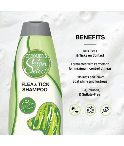 Synergy Labs - Groomer's Salon Select, Flea Shampoo for Dogs - 544ml