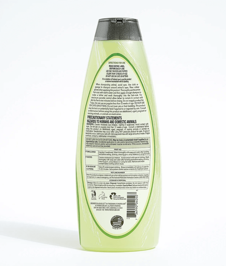 Synergy Labs - Groomer's Salon Select, Flea Shampoo for Dogs - 544ml