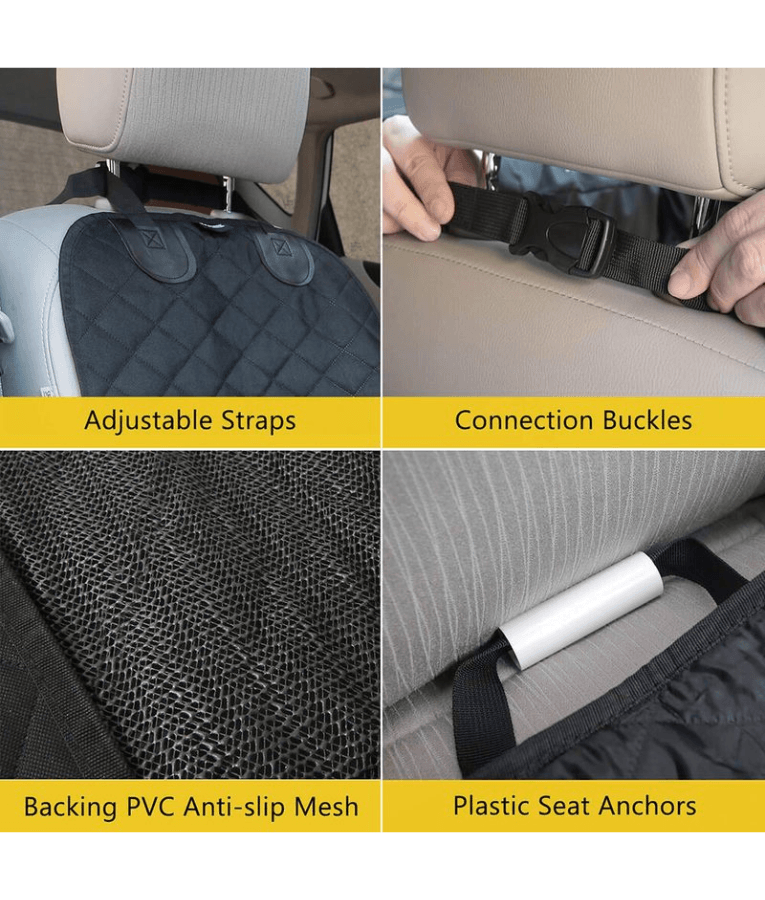 Pet Front Car Seat Cover - Waterproof & Non-Slip Protector for Dogs - 46 x 52 x 46 cm
