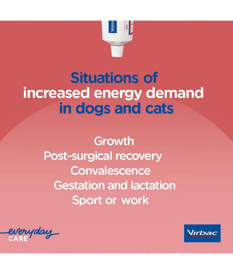 Virbac - Nutri-Plus Gel, High-Energy Multivitamin & Mineral Supplement for Dogs & Cats - 120g