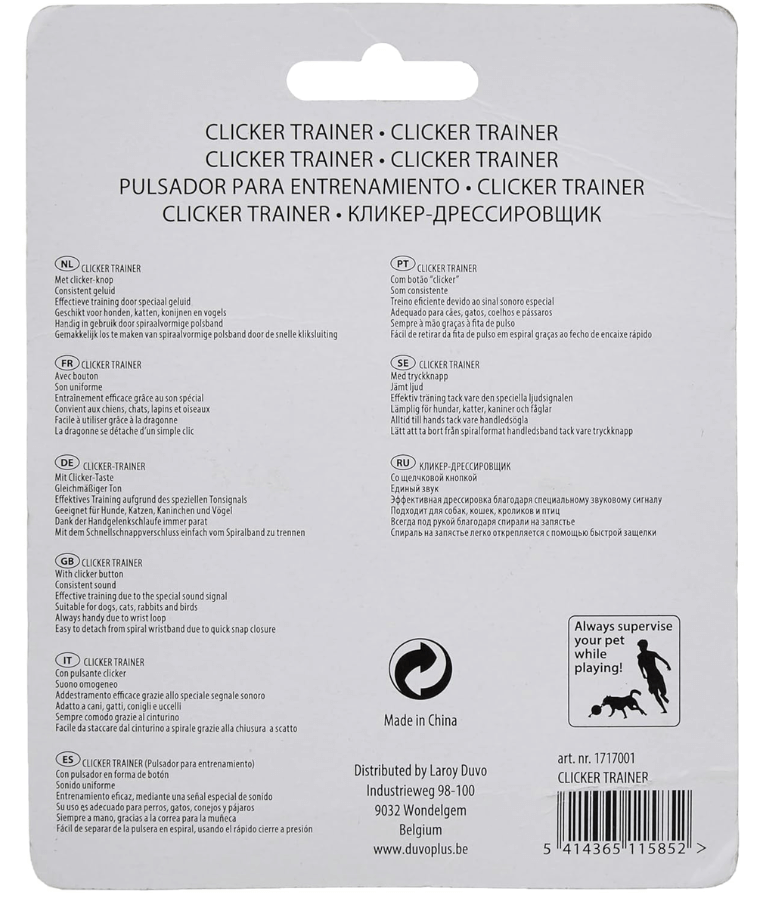 Duvo - Pet Training Clicker – Positive Behavior Reinforcement Tool