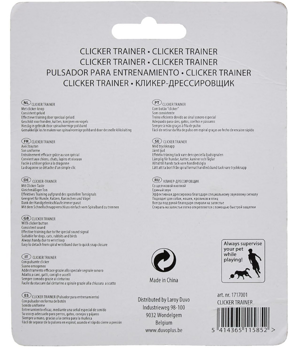 Duvo - Pet Training Clicker – Positive Behavior Reinforcement Tool