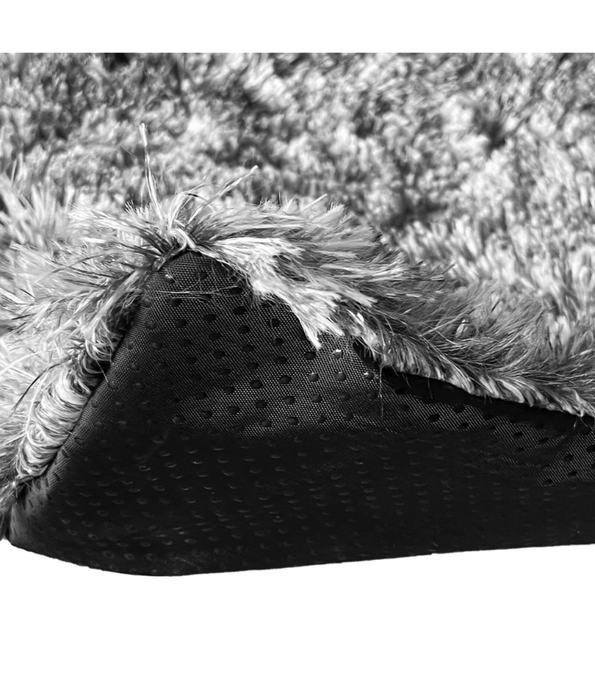 Tall Tails - Orthopedic Rectangular Dog Bed, Faux Fur Plush + Memory Foam, Anti-Slip, Washable - 115×80×10 cm