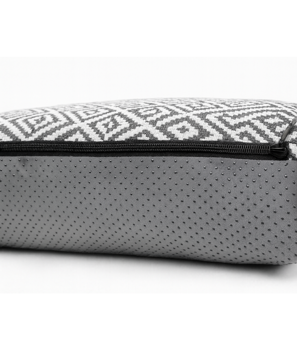 Tall Tails - Geometric Comfort, Rectangular Pillow Cat & Dog Bed, Cotton Blend Fabric with Anti-Slip Base & Handle - 88×60×11 cm