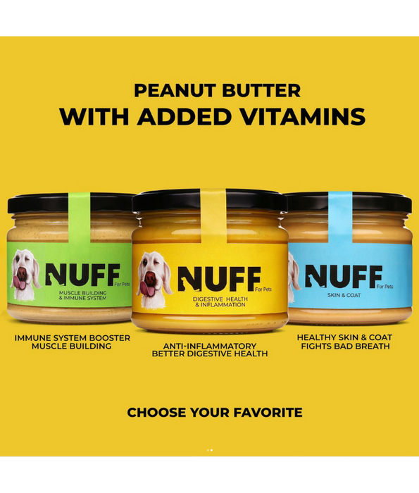 Nuff Peanut Butter For Dogs Muscle Building & Immune System 300g