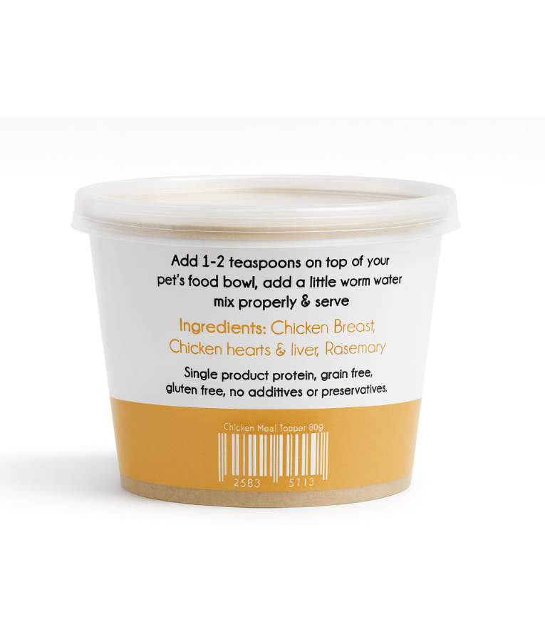 The Pet Bistro Meal Topper Chicken Recipe, for Dogs and Cats, 80 g