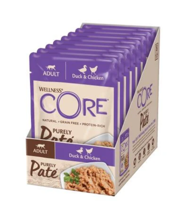 Wellness CORE - Purely Pate, Duck With Chicken Cat Wet Food - 85g